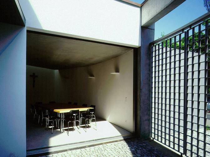 sacristy mariae namen hanau entrance interior courtyard assembly room gate