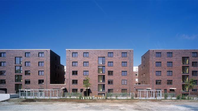 Wohnungsbau Oskar Osthafen Frankfurt Erschließung